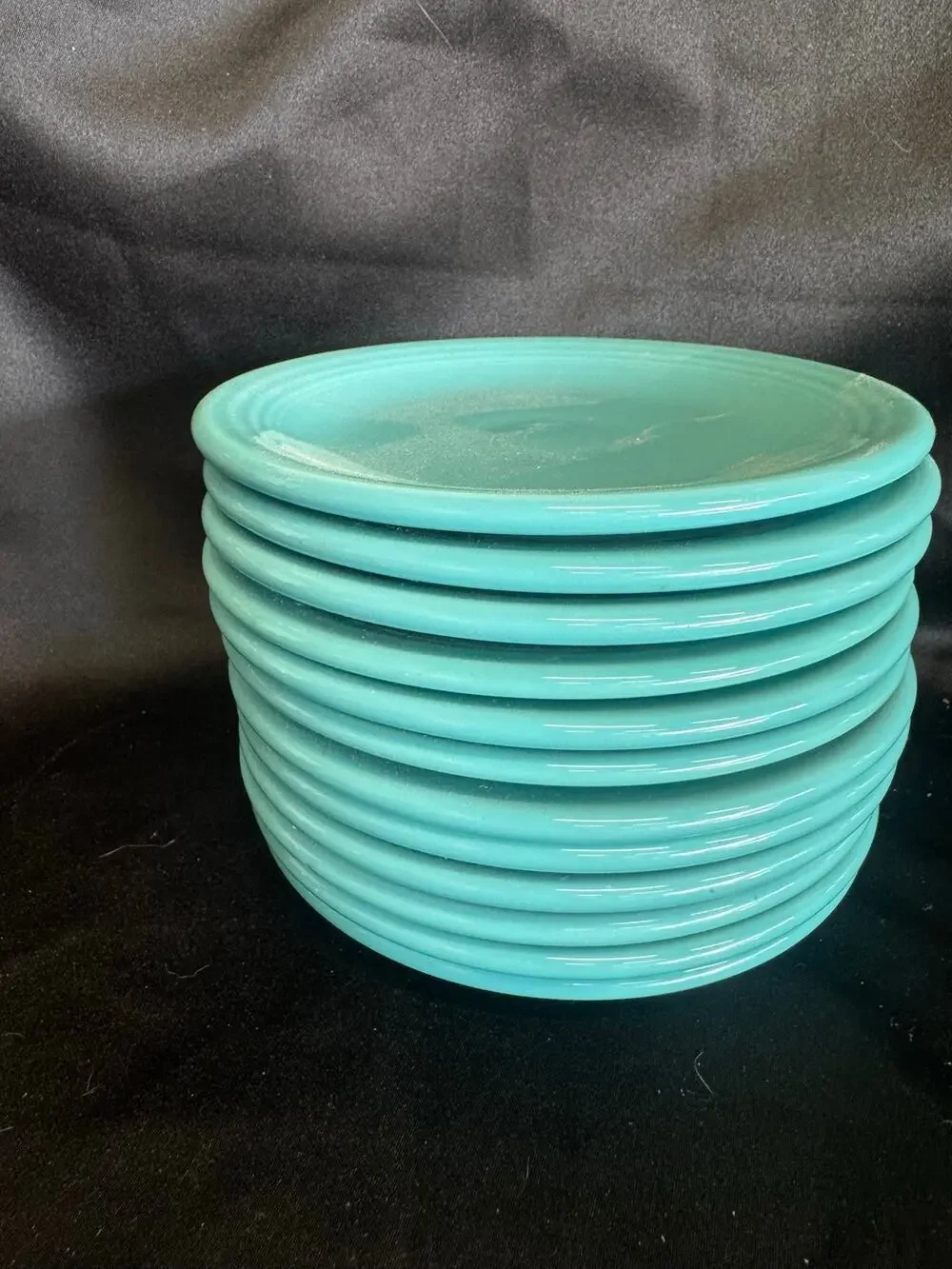 Set of 12 Fiesta Turquoise Bread & Butter Appetizer Plates 6